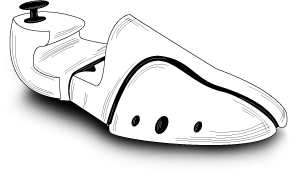 Ilustracija kalup za cipele
